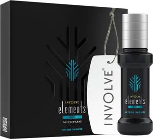 Involve your senses Elements Pro-Meteor Shower-30ml |Car Perfume Spray With Hanging Card Car Freshener Spray | 200 + Sprays, Long Lasting | Luxury Air Freshener For Car Interior| Car perfume