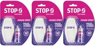 Stop-O Lavender Spray Power Spray (One Touch) Lavender Fragrances-Pack of 3