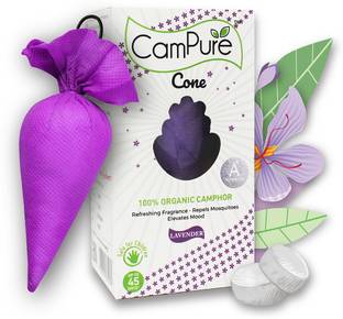 CamPure Cone Air Freshener - Lavender - Pack of 1 Potpourri Cone Air Freshener - Lavender - Pack of 1
