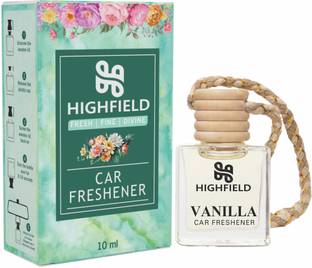 HIGHFIELD Vanilla Room & Car Air Freshener Diffuser Vanilla Car Freshener