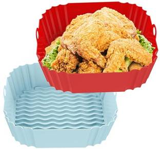 Takositio Square Reusable Air Fryer Silicone Basket Air Fryer
