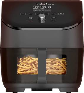 Instant Pot Vortex 6 Qt ClearCook with Window Touch Panel, Digital Display, Use 95 % less Oil Air Fryer