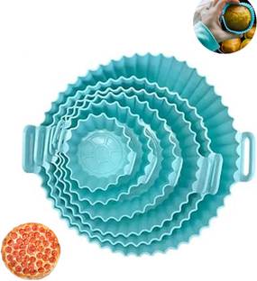 VONITY Silicone Bowl For Airfryer Silicon Tray Air-Frayer Mould Oven Accessories Tools Air Fryer