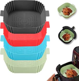 Takositio Air Fryer Silicone Liners Large for Reusable Liners Air Fryer