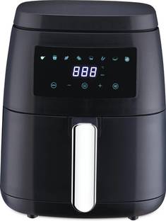 Morphy Richards Digital 1500W with 65% Less Fat, 8 Pre-Set Menu, Dual Fan Technology, Black Air Fryer