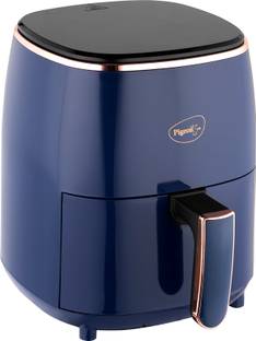 Pigeon Healthifry+ with 360 High Speed Air Circulation Technology 1200 W with Non-Stick Basket - Blue Air Fryer