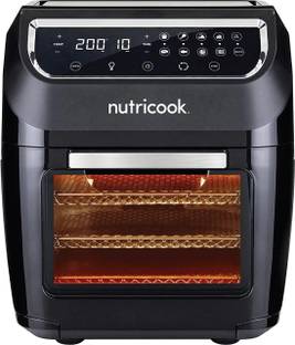 Nutricook 1800 Watts, Digital/One Touch Control Panel Display, 8 Preset Programs Oven 12L Air Fryer