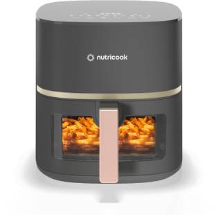 Nutricook Nutri cook 1500 Watts, Clear Window, Internal Light, Touch Control Panel, Black, Air Fryer