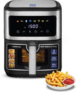 KENT Digital Air Fryer 6.5L| Grill & Roast |Upto80%Less Oil Usage|Touch Control Panel Air Fryer