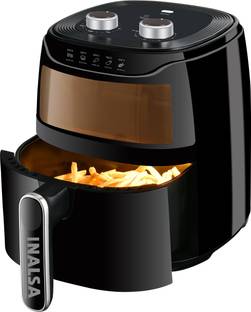 Inalsa Tasty Fry MW 1400 W,See-through window,4.2L Pan, 8-Preset Control with Ring Bell Air Fryer