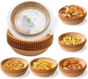 HASTHIP Air Fryer Paper Liners Disposable Parchment Sheets for Frying Baking Cooking Air Fryer