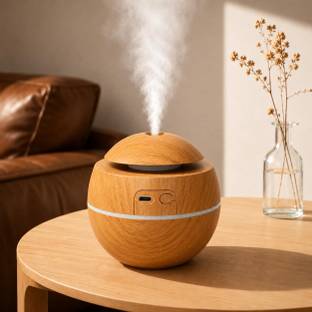 shadowtrendz Wooden Cool Mist Humidifiers Essential Oil Diffuser Aroma Air Humidifier Portable Room Ai...