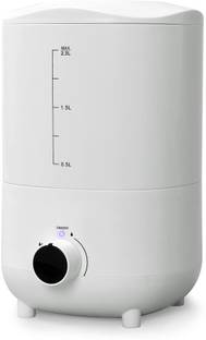 Oriley 2111A Ultrasonic Cool Mist Humidifier for Home Office Adults and Baby Bedroom (2.3L, 18W, Solid White) Portable Room Air Purifier