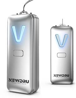 NEWDRU PureVibe Wearable Portable Air Purifier | Negative Ion Technology for Clean Air Portable Room A...