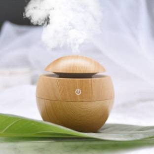 Sturdy Wood Grain Mini Cool Mist Humidifier Essential Oil Aroma Diffuser Portable Room Air Purifier