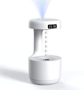 Xynergi Anti-Gravity Water Drop Humidifier with 800ml Tank, LED Display Portable Room Air Purifier