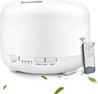Fleming's Room Humidifier, Diffuser & Air Purifier for home,office with Remote Control (White) Humidifier
