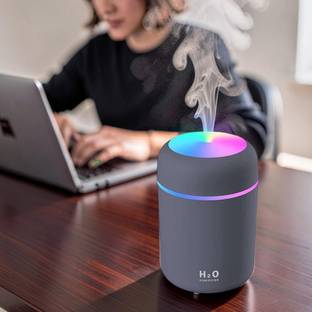 Omsnord H2O Cool Mist Humidifier with Auto Shut Off and LED Light Portable Room Air Purifier