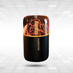 Hortusclear Volcano Humidifier with Night Light | USB Powered Air Purifier & Perfect Gift Portable Room Air Purifier