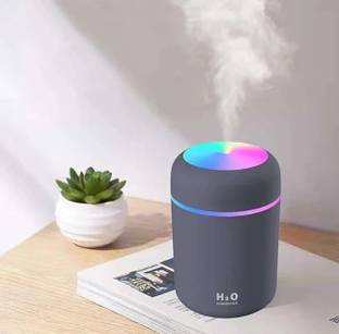 SetHi Trends USB Mini Humidifier with Colorful Mood Lights - 300ML Portable Room Air Purifier