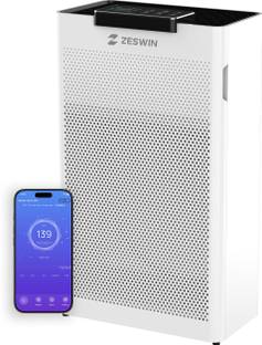 Zeswin A20 Smart Air Purifier, upto 400 Sq Ft , H13 True HEPA + Activated Carbon Filter Portable Room ...
