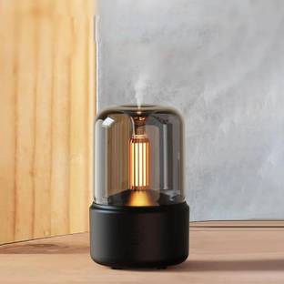 sanbhav 2-in-1 Vintage Table Lamp & Aroma Diffuser Ultrasonic Cool Mist Humidifier Portable Room Air P...