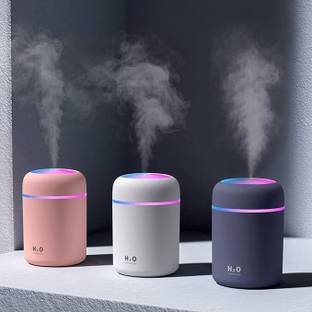 Kapi H2O GlowMist Mini Ultrasonic Humidifier Portable Room Air Purifier