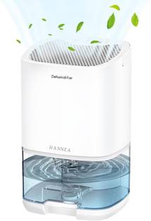 HANNEA Dehumidifier with 350ML Capacity for Room Moisture Removal for Spaces 50 to 280 Portable Room A...
