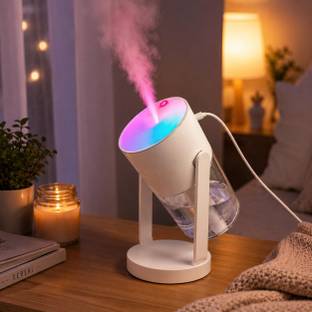 UDropMore 3-in-1 RGB Humidifier with Red Laser Projector, USB Aroma Diffuser, Night Light Portable Roo...