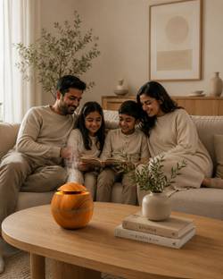 SteerGear Steer Gear Mini Aroma Diffuser | Mist Humidifier |Wooden Design AD - 05 Portable Room Air Pu...