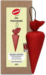 RunBugz Camphor Cone With Oud Fragrance, Air Freshener & Mosquito Repellent, Pack of 1, Fridge Air Pur...