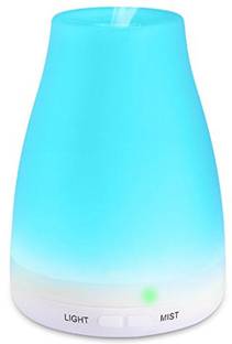 STOREVISE Oil Diffuser Room with Soft Light,Fragrance Aromatherapy Portable Room Air Purifier