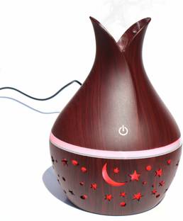 LANDSLIDE Ultrasonic Air Humidifier & Aromatherapy Diffuser with Colorful Led Night Light Portable Roo...