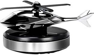 JUST MOD Helicopter car Solar Perfume air freshener Rotating Dashboard Accessories (Grey) Room Air Pur...