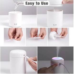 NASIT ENTERPRISE H2O Portable Ultrasonic Desk Humidifier Portable Room Air Purifier