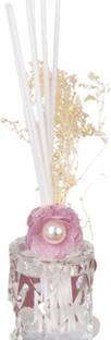 The June shop Dainty Diamond Reed Diffuser Natural Fragrance for Atmosphere French Lavender Portable R...