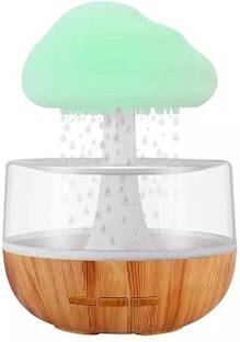 sanbhav Rain Cloud Humidifier with Night Light | Aromatherapy Diffuser Cute Cloud Design Portable Room Air Purifier