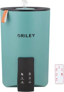 Oriley 2110 Ultrasonic Cool Mist Humidifier With Remote Control and Digital LED Display For Dryness, Cold And Cough, for Home Office Adults and Baby Bedroom (3.5L, 22W, Green) Portable Room Air Purifier