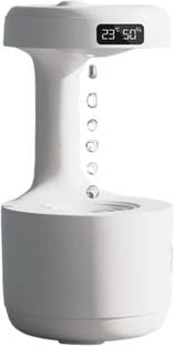 Premio Coppex Anti-Gravity Water Drop Humidifier Design With Sound & 24Hrs Led Display Portable Room Air Purifier