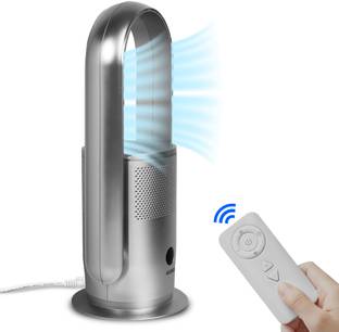 AGARO Regal Air Purifier With Bladeless Fan,True HEPA and UV Sterilization filters Portable Room Air P...