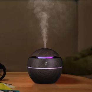 AKR Round Electric USB Mini Aroma Oil Diffuser Air Humidifier Office Portable Room Air Purifier