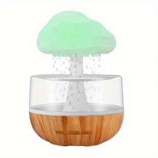 Pamidhar Rain Cloud Mushroom Humidifier,7 Colors, Sound of Water Drops, Oil Diffuser Portable Room Air...