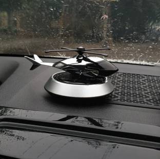 CARMOD Helicopter car Solar Perfume air freshener Rotating Dashboard Accessories (Grey) Room Air Purif...