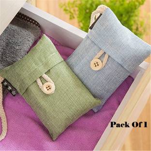 AirSoft 1 Packs Bamboo Charcoal Air Purifying Bag, New House Smell Absorber, Moisture Portable Car Air Purifier