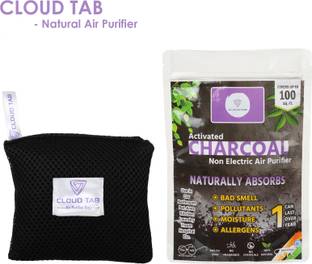 cloudtab Non-Electric Activated Charcoal Air Purifier Pollutants Absorber for Home (250g) Portable Roo...