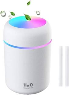gustave 300mL Mini Silent Humidifier for Household Car Humidifier Desktop Humidifier Portable Room Air...