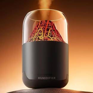 Fleming's Mini Volcano USB Humidifier for Room-Office-Car, Super Quiet, 2 Mist Modes Portable Room Air Purifier