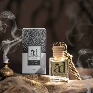 AD Aura Drop AURA OUD Car Freshener Diffuser Car Freshener Hanging/Car Perfumes (10 Ml) Portable Car Air Purifier