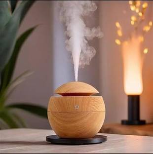 Onetree Wood Grain Cool Mist Mini Humidifier & Essential Oil Aroma Diffuser Portable Room Air Purifier