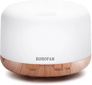 BOHOFAM Aroma Essential Oil Diffusers Humidifier with Remote, 500ml Diffusers Portable Room Air Purifier